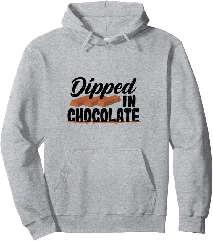 Eingetaucht: Dipped In Chocolate - Schokolade Sprüche Pullover Hoodie