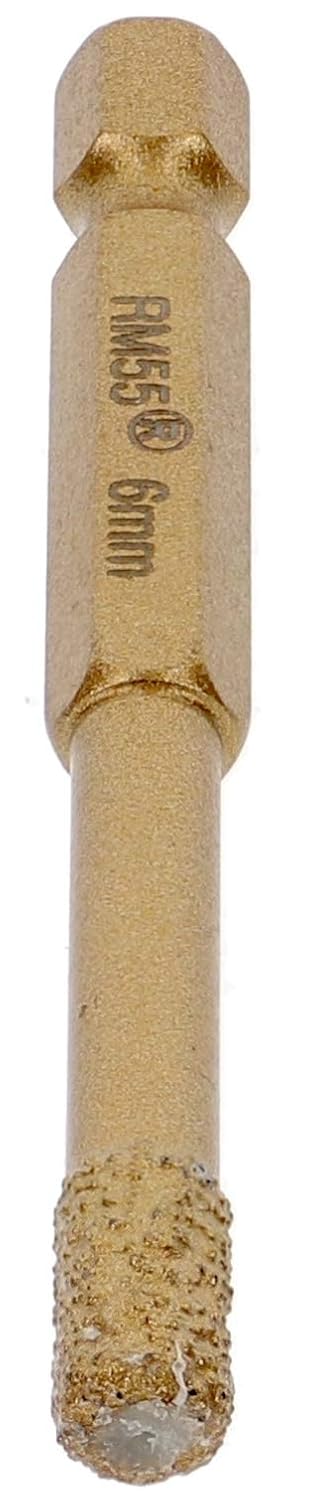 PRODIAMANT Profi Fliesenbohrer Fliese 6 mm x 6Kant Bit Aufnahme Diamantbohrer Winkelschleifer für tr