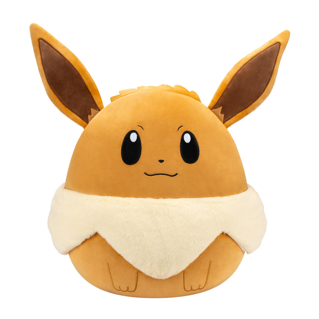 Squishmallows Pokémon x SQPK00095 - Evoli 50 cm, offizielles Pokémon, superweiches Kuscheltier