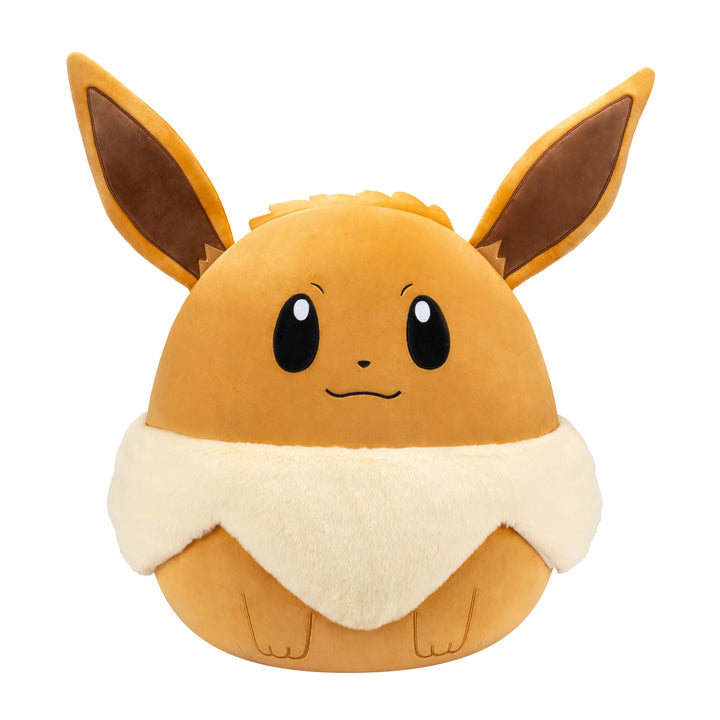 Squishmallows Pokémon x SQPK00095 - Evoli 50 cm, offizielles Pokémon, superweiches Kuscheltier