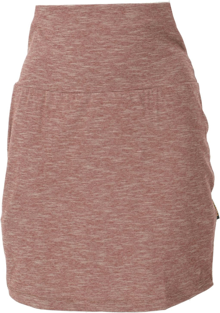 GURU SHOP Minirock aus Bio-Baumwolle, Organic Yoga Rock - Anthrazit, Damen 40 Cappuccino, 40 Cappucc