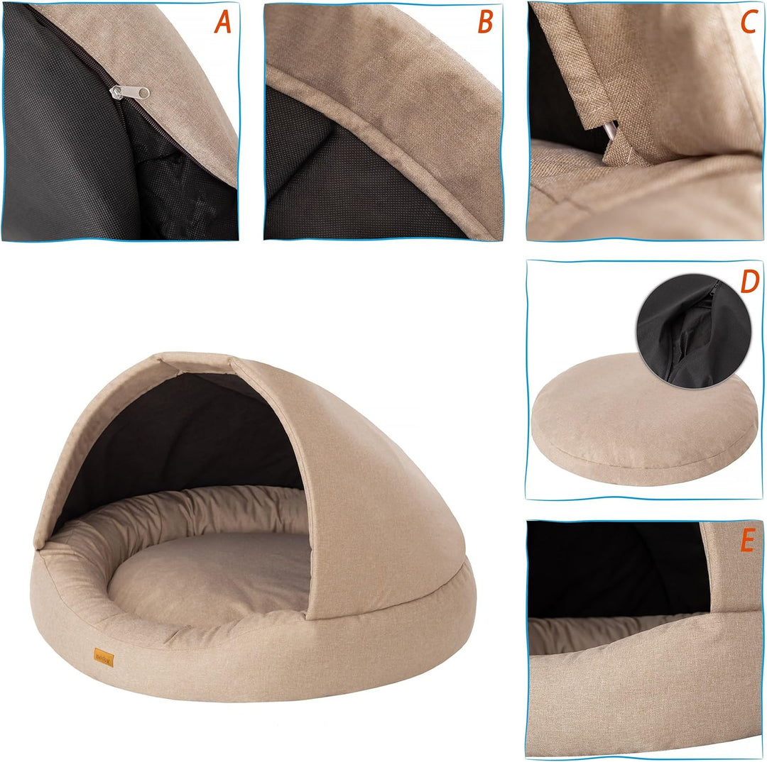 Hundehöhle Hundebett Katzenbett Hundehütte Haustierbett Hundehaus Hundeliegen Hundesofa Korb Sofa Sc