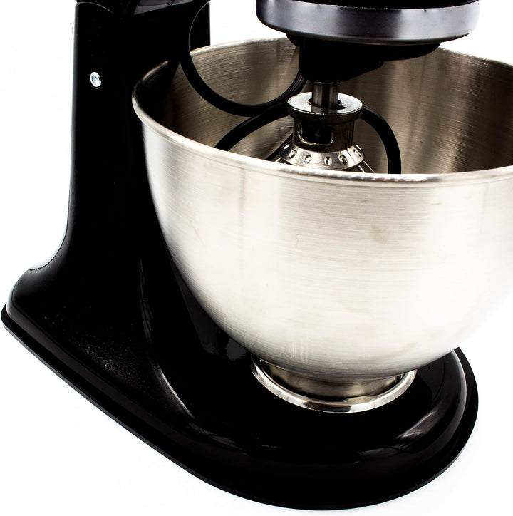 Gleitbrett aus Acryl | schwarz glänzend | 35x22cm für KitchenAid Classic | Artisan | und vielen ande