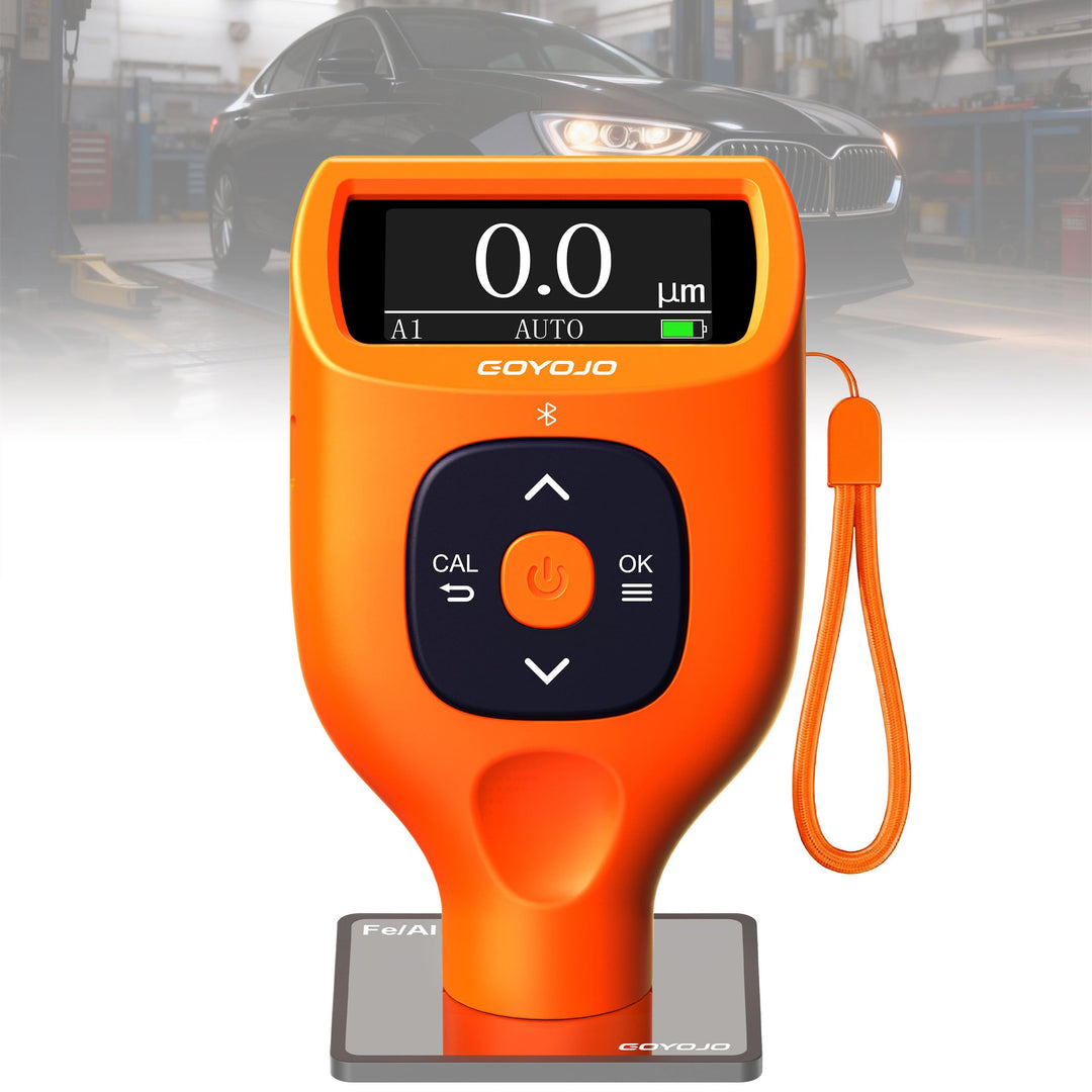 GOYOJO Lackdickenmessgerät Auto 0–2000 μm – Schichtdickenmessgerät Digital für Auto Karosserie, Miss