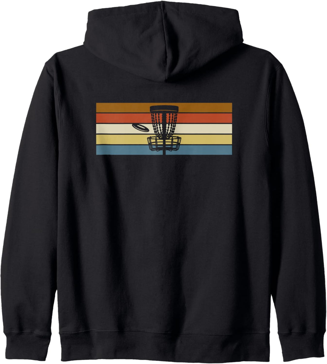 Disc Golfkorb Retro Disc Golf Kapuzenjacke