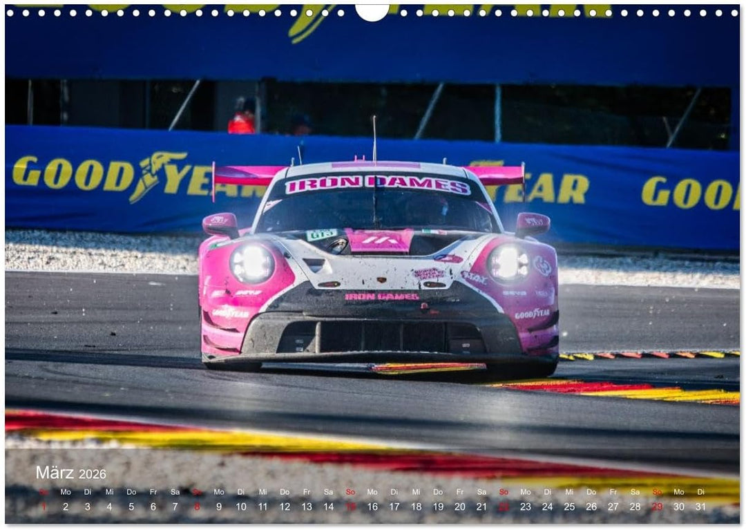 Motorsportkunst aus Weissach (Wandkalender 2026 DIN A3 quer), CALVENDO Monatskalender, A3