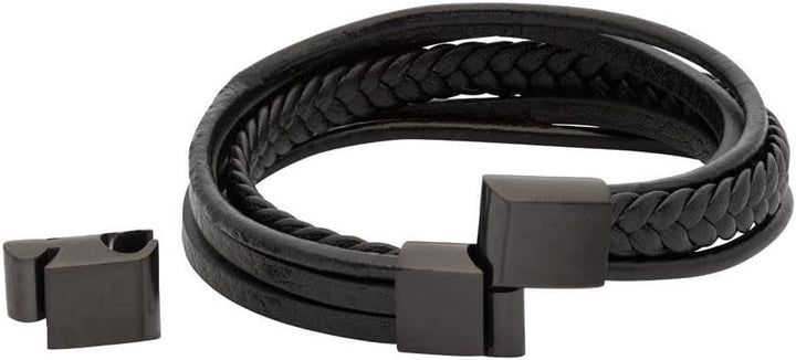 Unique Sports Schwarzes Lederarmband