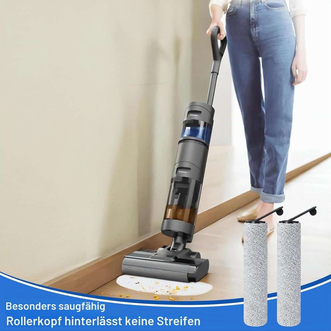 Bürstenrolle Ersatzteile für Dreame H11 Core / H12 Nass- und Trockensauger, 2 Bürstenrolle + 1 Reini