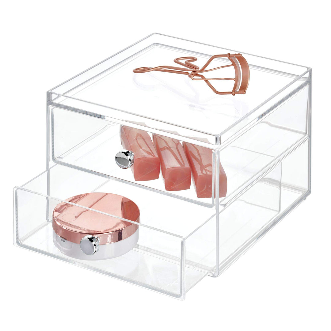 iDesign Drawers Make-Up-Organizer | hochwertige Aufbewahrungsbox für Schminke, Kosmetika & Co. | Sch
