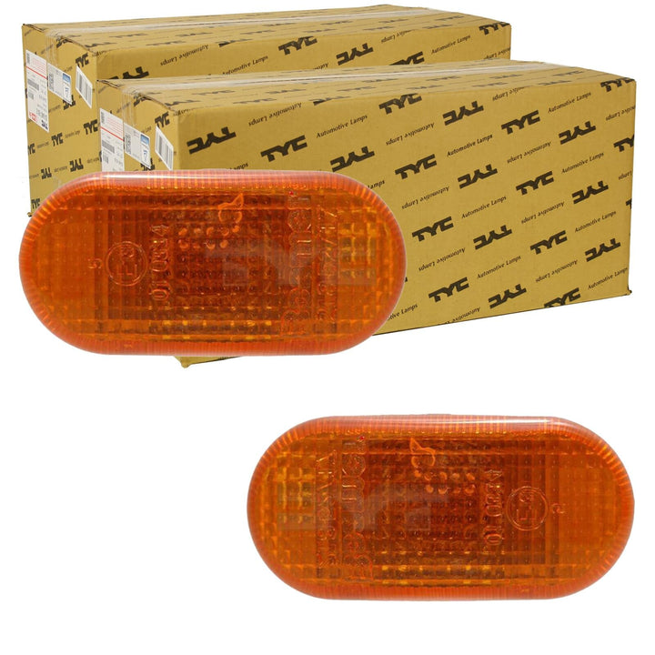 2X TYC Blinker Orange Seitenblinker links+rechts | 2x 18-5271-15-2 Kompatibel mit Agila A (H00)
