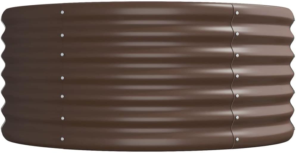 vidaXL Hochbeet, Wetterfestes Hochbeet für Garten Balkon Terrasse, Kräuterhochbeet zum Selber Bauen,