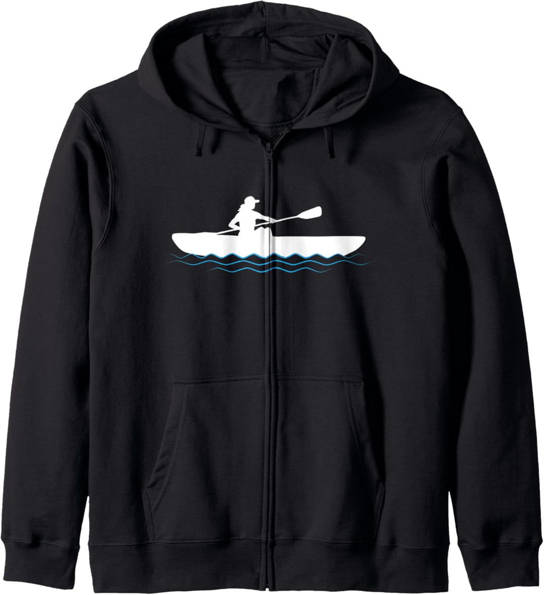 Kajakerin Kajak Frauen Geschenk Kanutin Kapuzenjacke