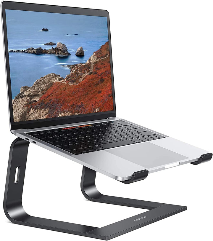 OMOTON Aluminium Laptop Ständer, Notebook Ständer mit Belüftung, Universal PC Riser Ergonomisch Lapt