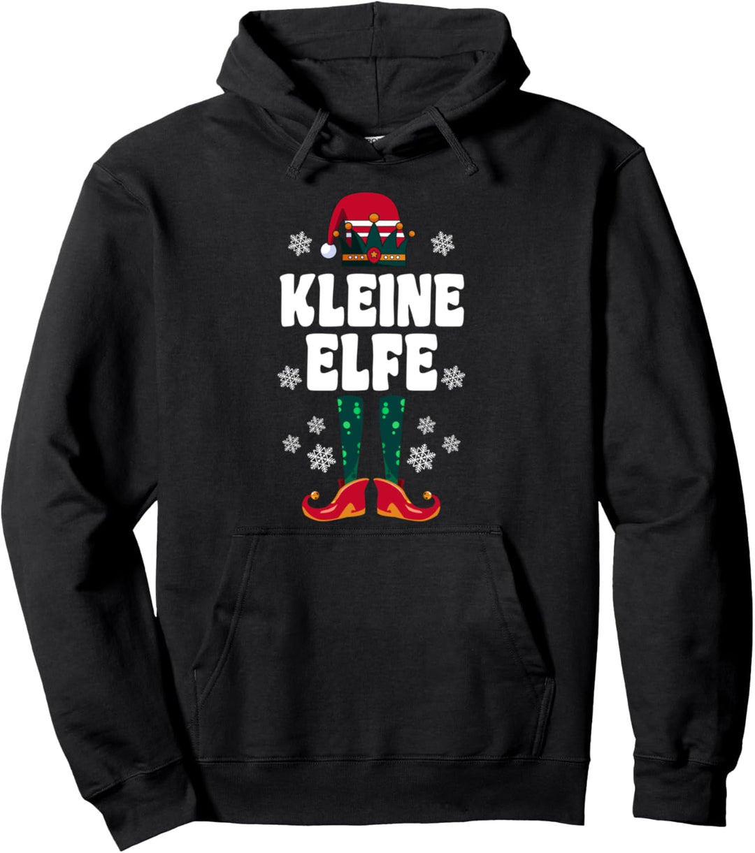 Kleine Elfe Elfen Familien Weihnachts Outfit Weihnachtself Pullover Hoodie