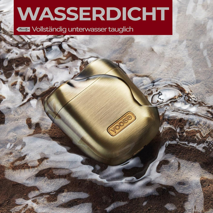 yoose Rasierer Herren Elektrisch, Tragbarer Rasierer Herren (Nass/Trocken), IPX7 wasserdicht mit USB