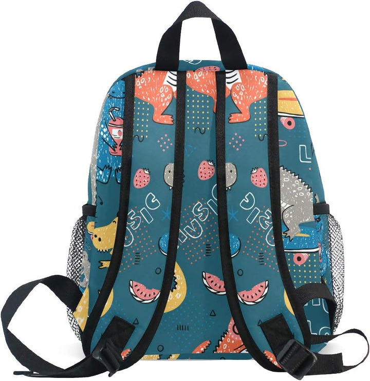 Kinderrucksack Süsse T-Rex Dinosaurier Kindergarten Vorschul Tasche für Kleinkinder Mädchen Jungen