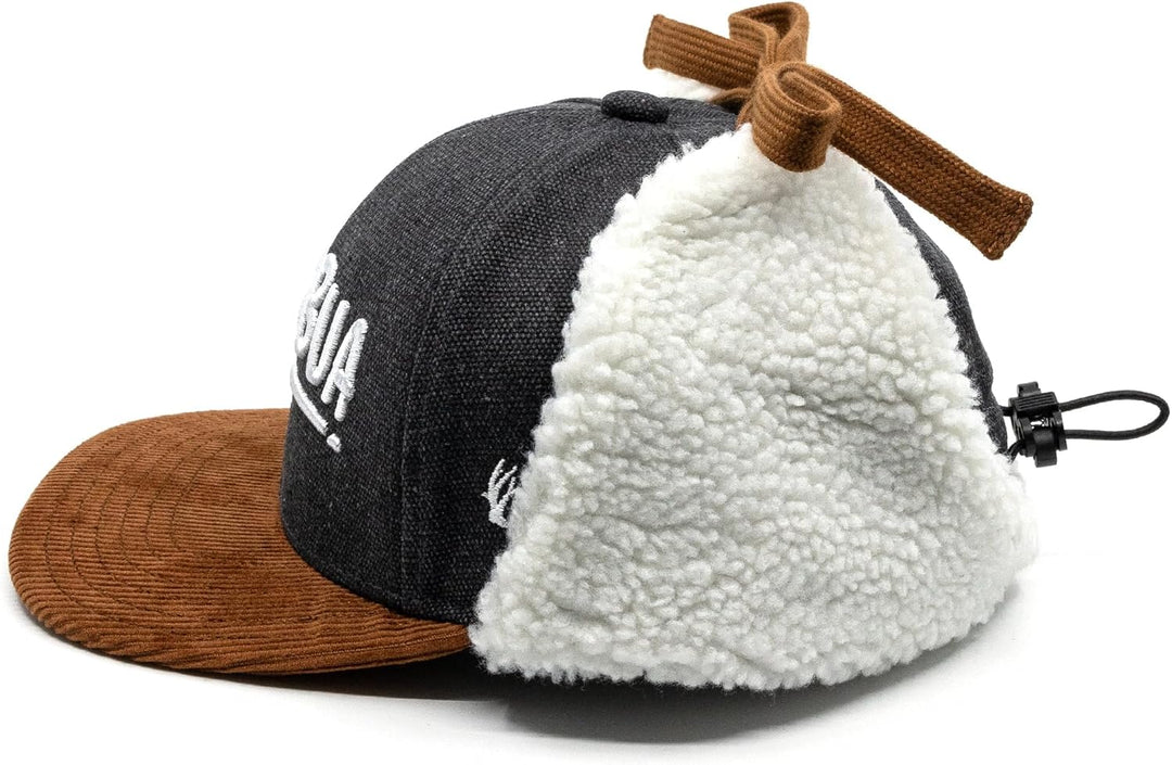 Du Hirsch Bayerisches Winter Cap Kinder Lausbua Dunkelgrau Canvas S Grau, S Grau