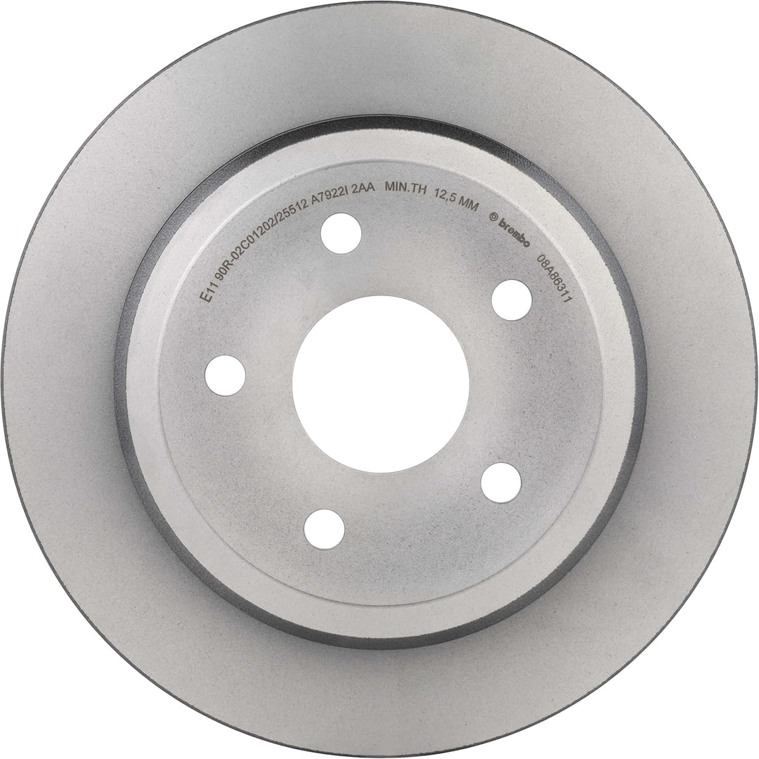 Brembo 08.A863.11 Hintere Bremsscheibe mit UV Lackierung, Anzahl 2