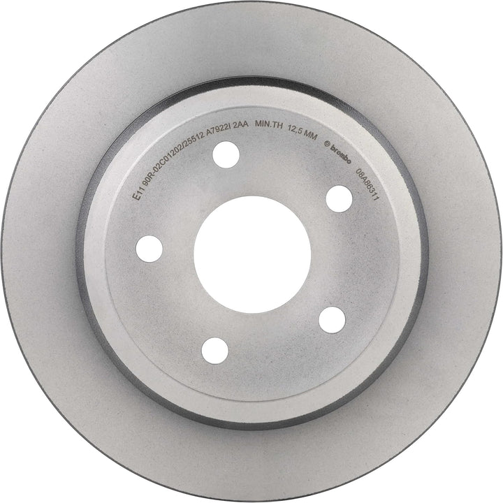 Brembo 08.A863.11 Hintere Bremsscheibe mit UV Lackierung, Anzahl 2