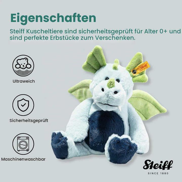 Steiff 067105 Samu Drache - 28 cm - Kuscheltier - bunt