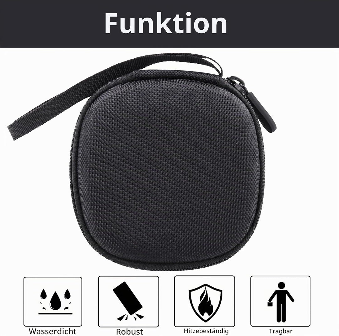 Aenllosi Hart Tasche Hülle für Bose SoundLink Micro Bluetooth Lautsprecher, Nur Tasche(Schwarz) Schw