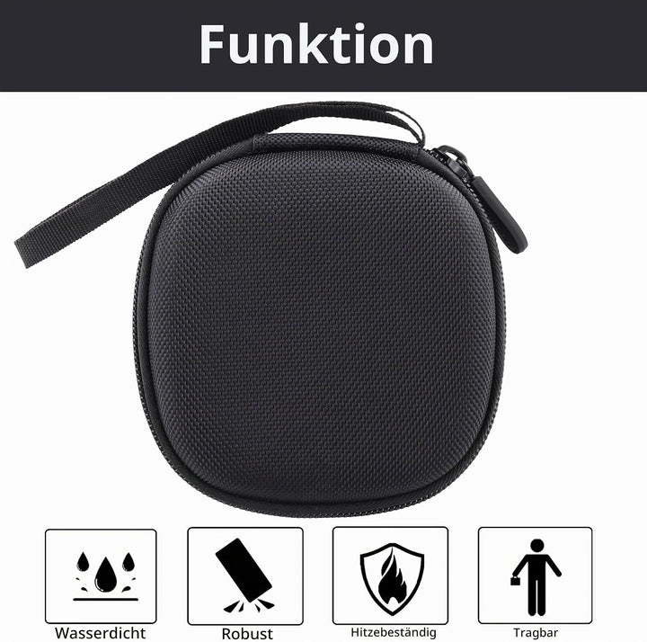 Aenllosi Hart Tasche Hülle für Bose SoundLink Micro Bluetooth Lautsprecher, Nur Tasche(Schwarz) Schw