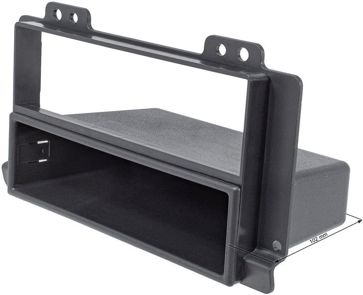 tomzz Audio 2427-001 Radioblende Set kompatibel mit Landrover Freelander schwarz mit Radioadapter IS