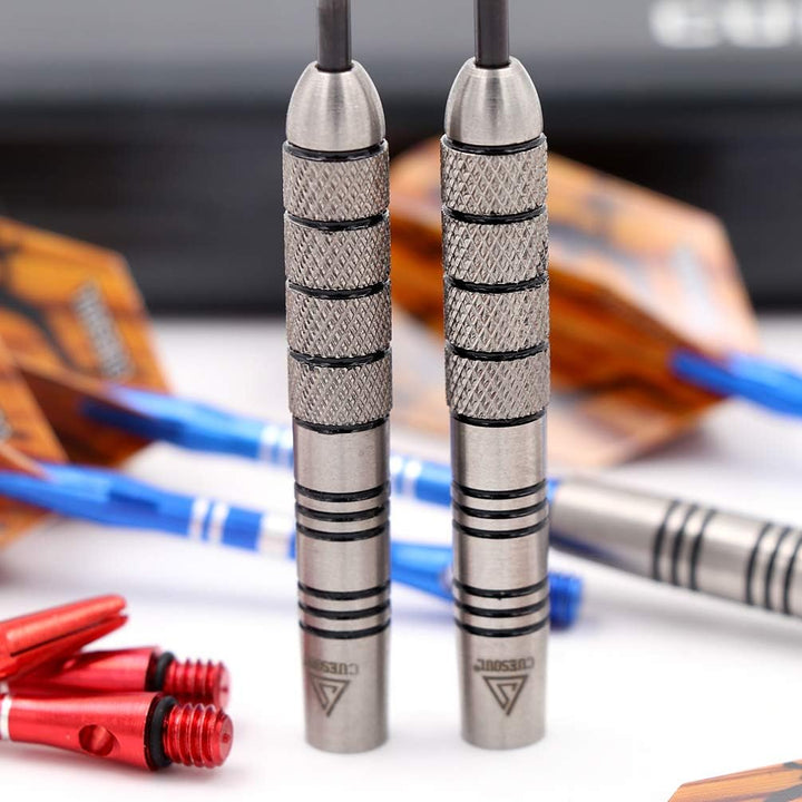 CUESOUL 30 Gramm Tungsten Steel Tip Darts Set 95% Tungsten 26 Gramm, 26 Gramm