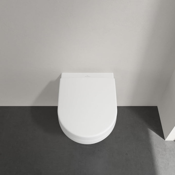 Villeroy und Boch WC Sitz compact Architectura 9M66S2, weiss, 9M66S201 Compact | D-Form | SoftClose