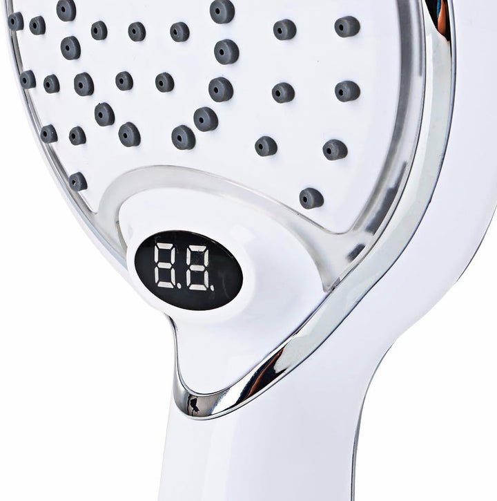 GuDoQi LED Duschkopf mit 3 Farben Farbwechsel Temperaturregelung