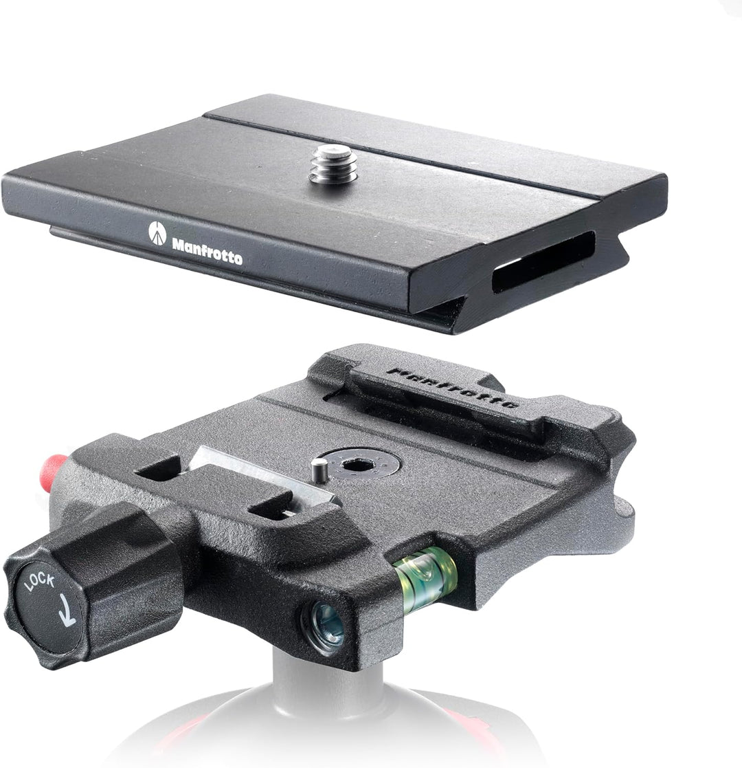 Manfrotto MSQ6 Top Lock Schnellwechseladapter, Arca schwarz Acra Top Lock, Acra Top Lock