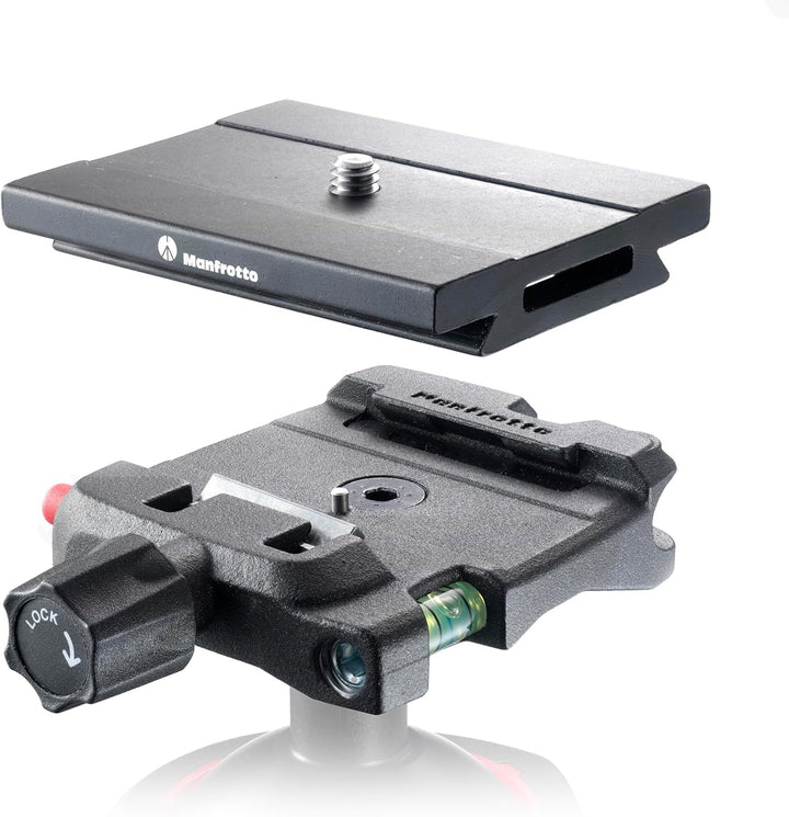Manfrotto MSQ6 Top Lock Schnellwechseladapter, Arca schwarz Acra Top Lock, Acra Top Lock