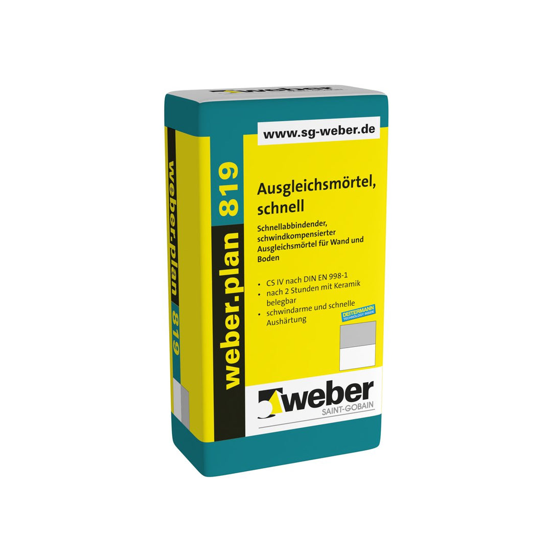 weber.plan 819, 25kg - Ausgleichsmörtel, schnell