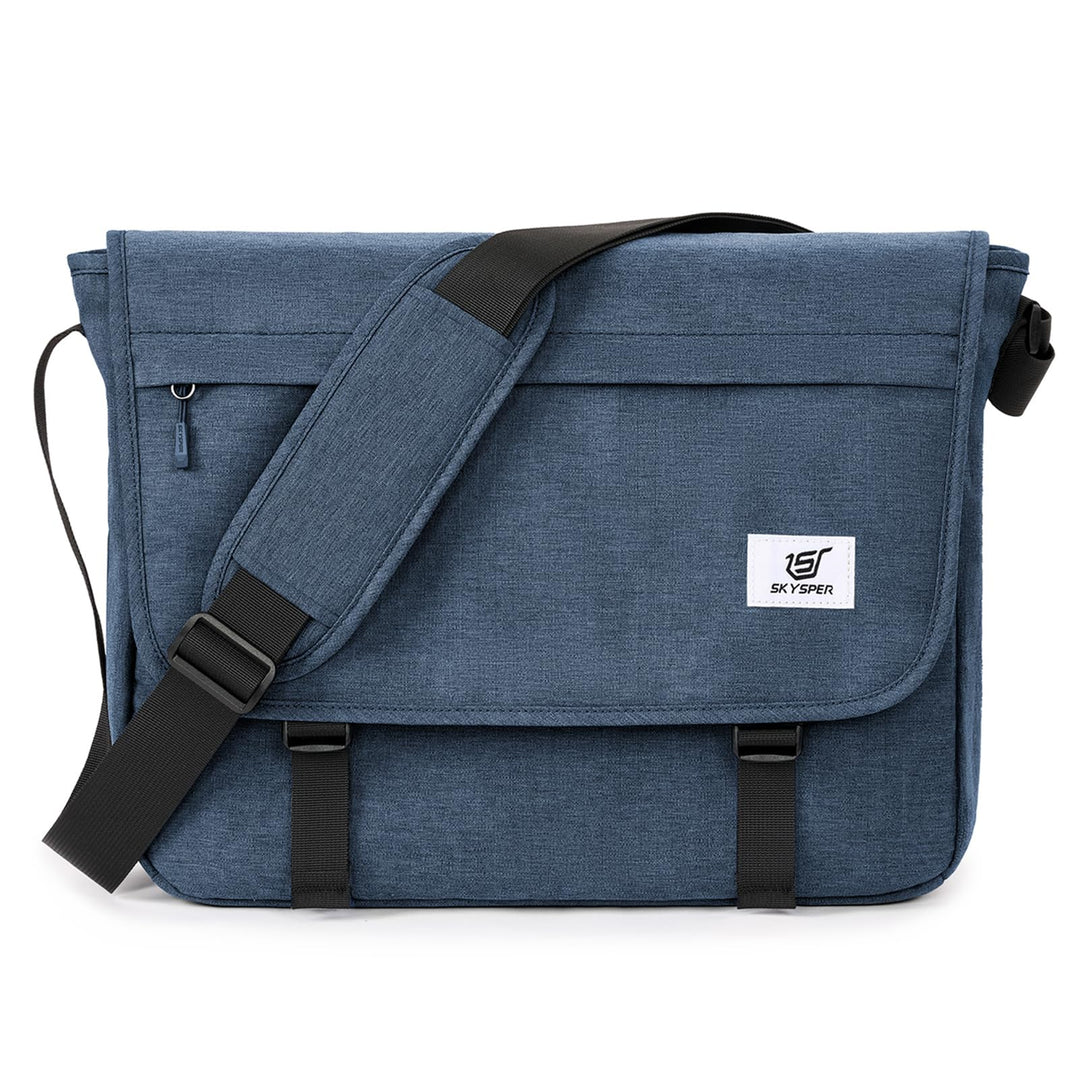 SKYSPER URBANX15 Messenger Bag mit RFID-Schutz 15,6-Zoll-Laptoptasche Umhängetasche gross für Herren