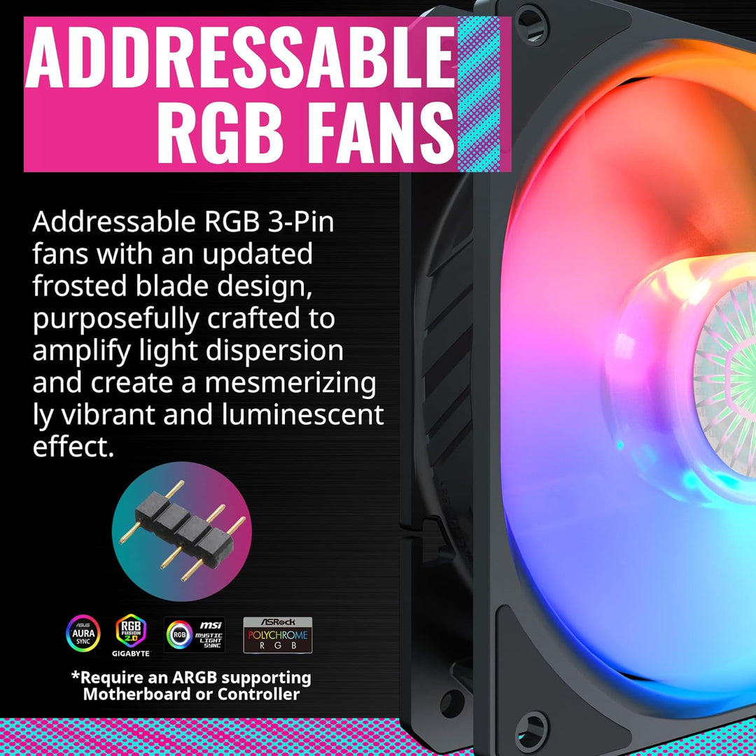Cooler Master TD300 Mesh PC Gehäuse - Mini-Tower für Micro-ATX & Mini-ITX , Gaming Gehäuse für hohen