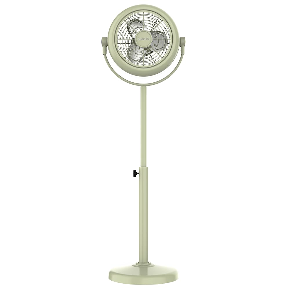 Cecotec - Standventilator EnergySilence 250 ClassicStyle Green 25 W, 10 Zoll Durchmesser, 3 Aerodyna