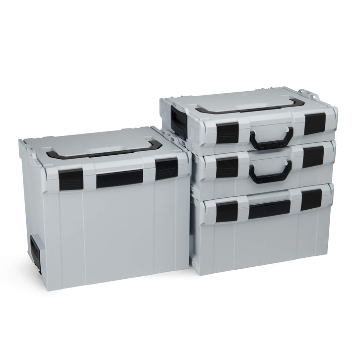 Bosch Sortimo L-Boxx Werkzeugkoffer Set | Grösse 102-374 in Grau | Bosch Werkzeugkoffer Leer | Kompa