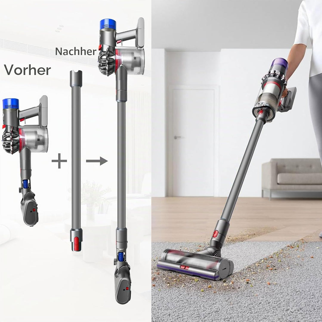 Verlängerungsrohr für Dyson V15 V11 V10 V8 V7 Saugrohr Ersatzteile Rohr Zubehör Staubsaugerrohr Tele