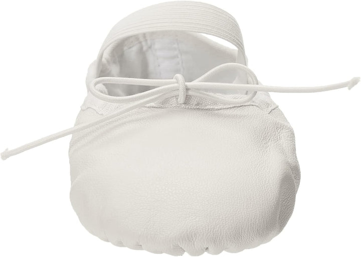 Bloch Dance Girl's Dansoft Full Sole Leather Ballet Slipper/Shoe, White, 7.5 X-Narrow Toddler