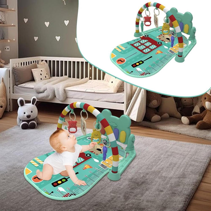 -Spiel-Turnmatte, Aktivitätsmatte für Babys - Kreative Spielklavier-Gymnastikmatte - Kreative Spiel-