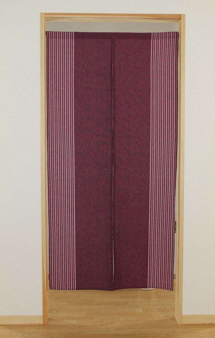 Narumikk Raku Azuki Noren Azuki, Grösse:85x170 cm,10-224 Bordeaux, Bordeaux