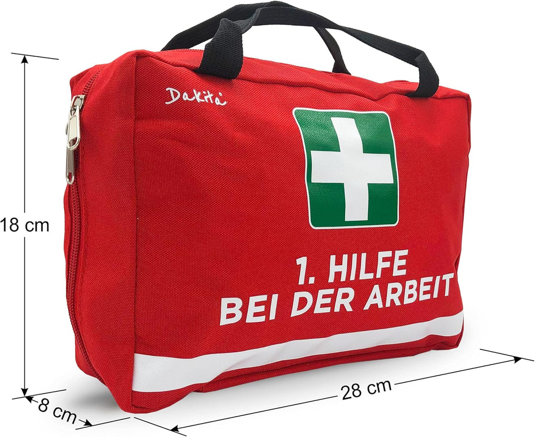 Dakita 1. Hilfe Tasche Geschenk für Kollegen - 28x18x8cm gross | Lustiges Geschenk zum Abschied von