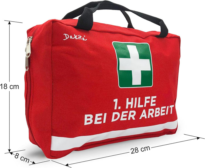 Dakita 1. Hilfe Tasche Geschenk für Kollegen - 28x18x8cm gross | Lustiges Geschenk zum Abschied von