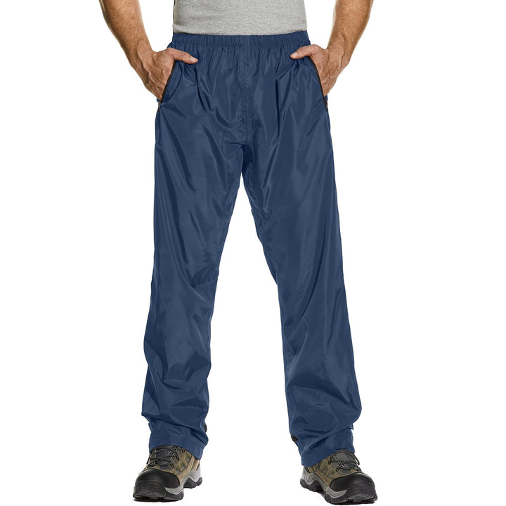 Regenhose Herren Fahrrad Leichte wasserdichte Winddichte Outdoorhose zum Wandern Camping Trekkinghos