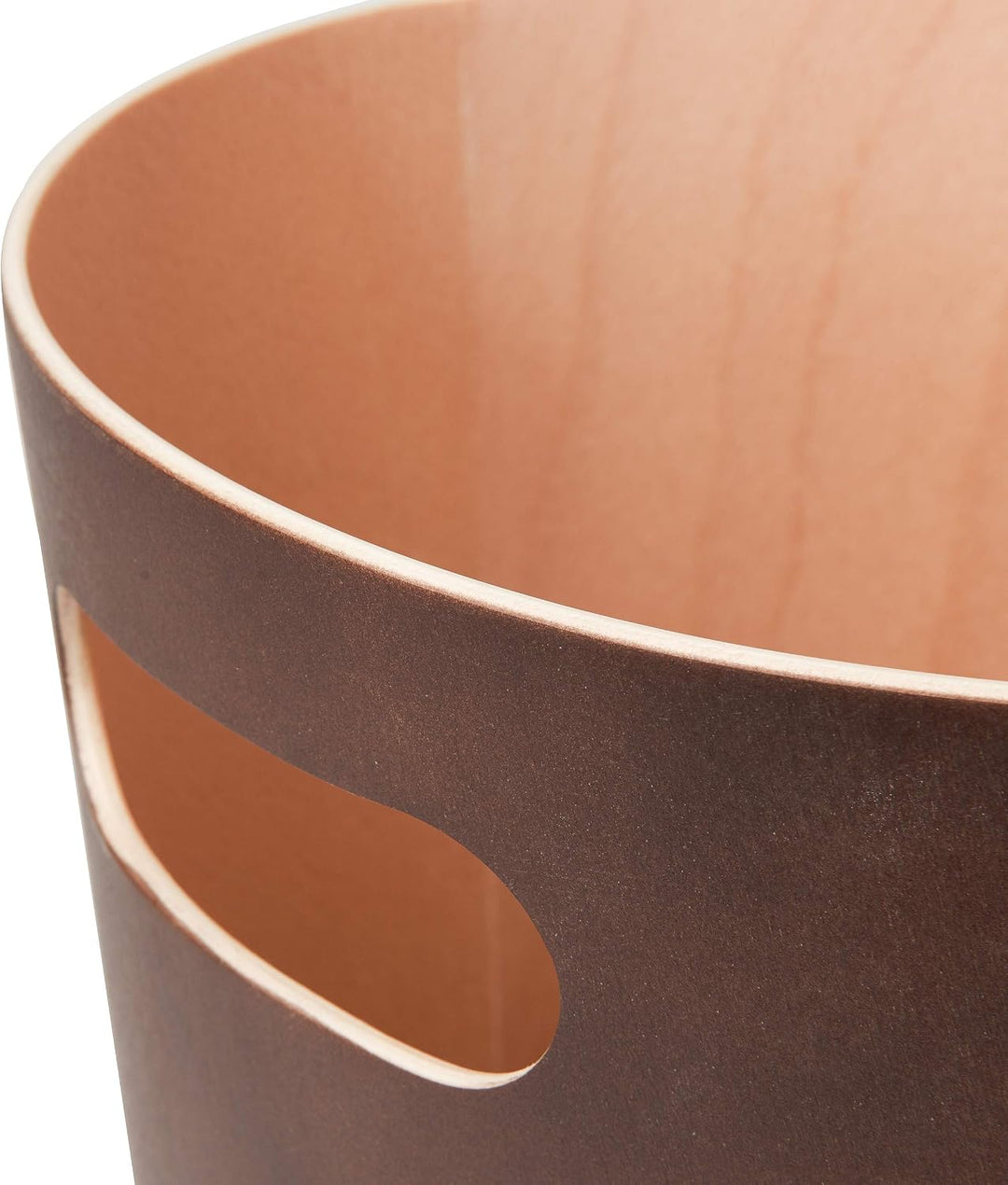 Umbra Woodrow Abfalleimer Holz, 7, 5l, Espresso/Natur, Espresso
