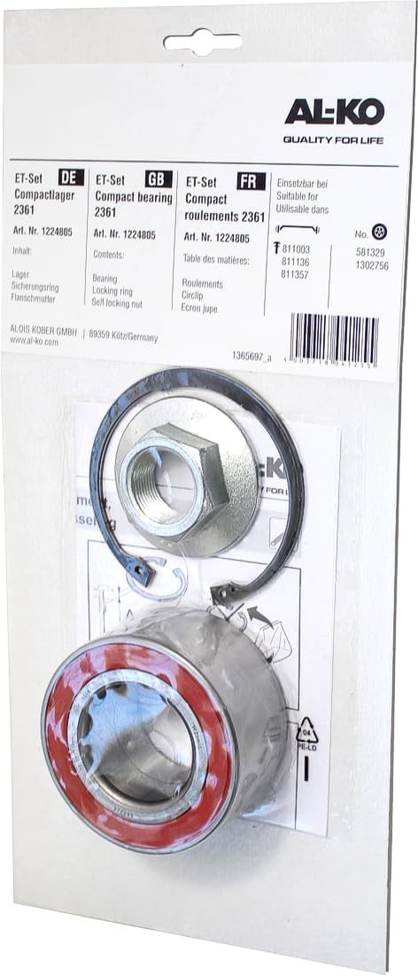 meinAnhängerersatzteil Original ALKO Kompaktlager Radlager f. Radbremse 2361 42/80x42mm 42x80x42mm 4