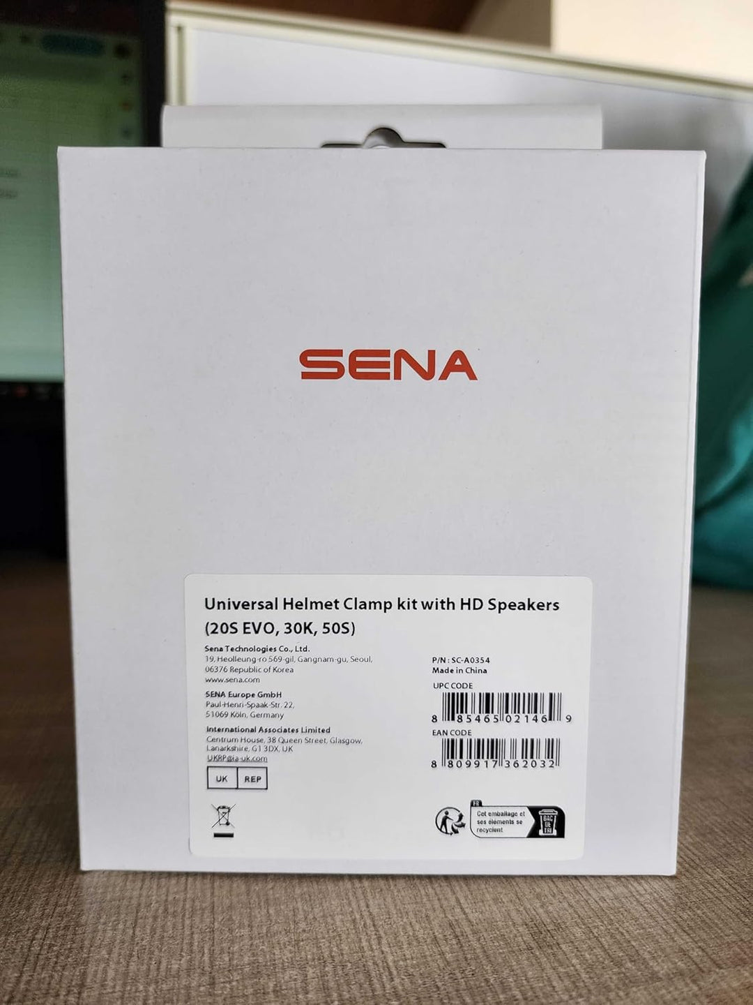 Sena Universal-Helmklemmsatz (20S EVO, 30K, 50S)