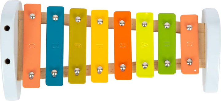 small foot Xylophon "Groovy Beats" aus Holz, Instrument für Kinder, inkl. Notenblatt, ab 18 Monaten,