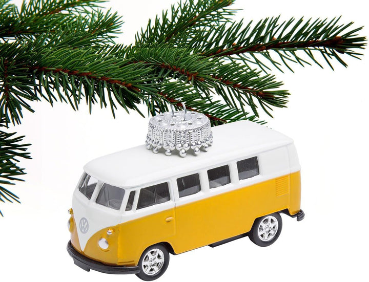 corpus delicti :: Christbaumschmuck aus Metall – kompatibel mit VW Bus T1 Bus (gelb) (W20.2g), Gelb