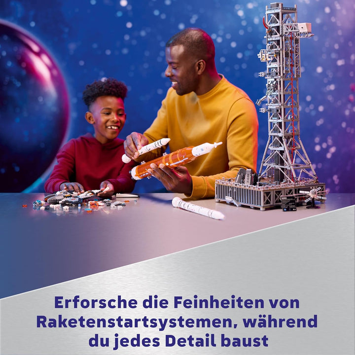 LEGO Icons NASA Artemis Startrampe, Dekoration fürs Wohnzimmer oder Büro, Geschenk zu Weihnachten, B